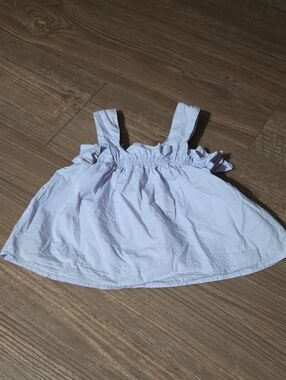 Light Lavender Zara Crop Top